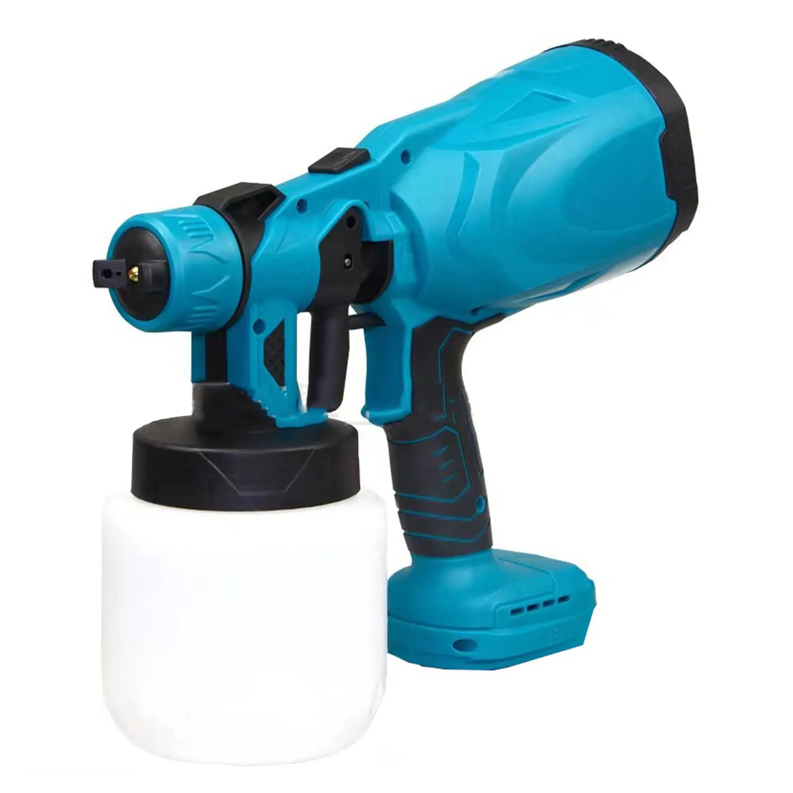 

Электрический беспроводной пистолет-распылитель с высокой яркостью, аэрограф со стальным покрытием для автомобильной мебели для Makita, электроинструменты с аккумулятором на 18 в