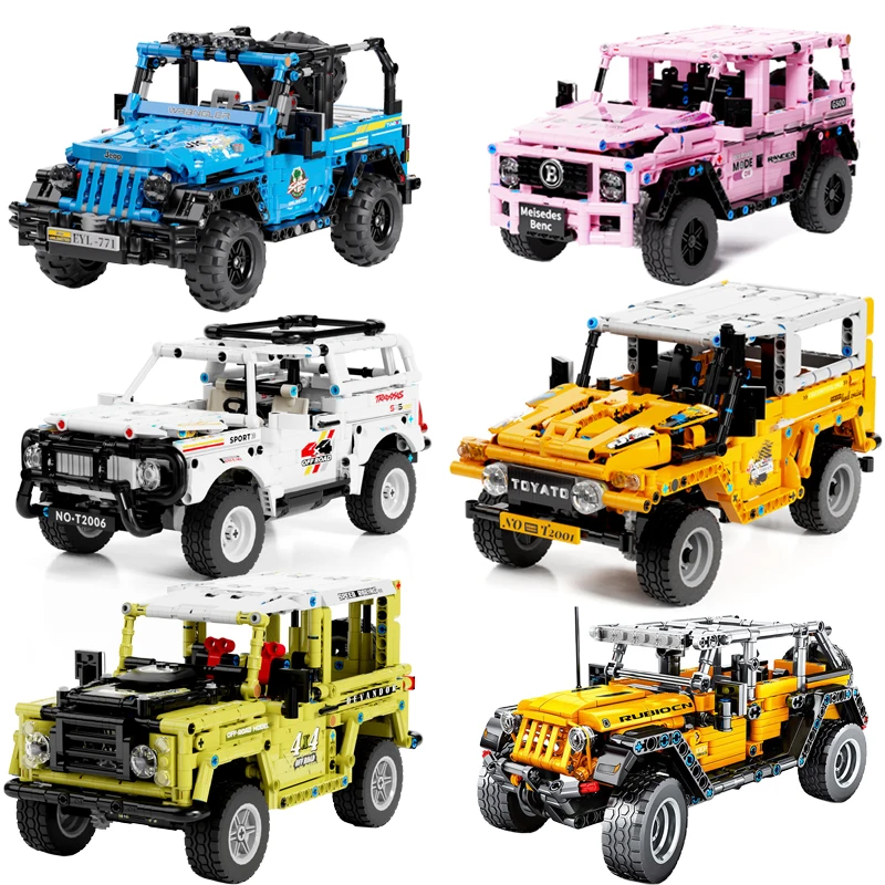 Городской автомобиль строительные блоки модель детской модели