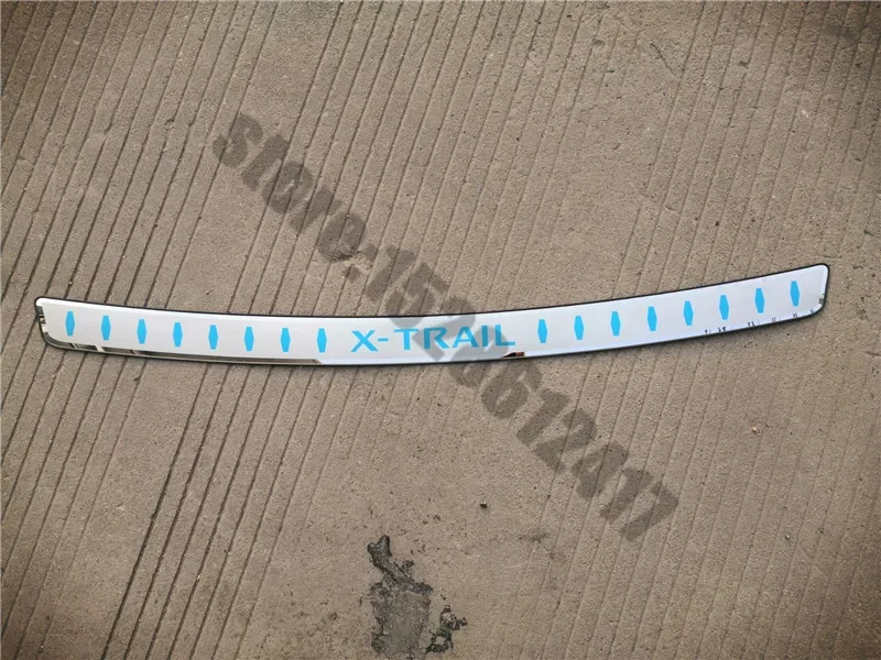 

Для Nissan X-Trail X Trail T32 2014-2021 задний Стайлинг из нержавеющей стали, защита заднего бампера автомобиля, накладка на порог багажника