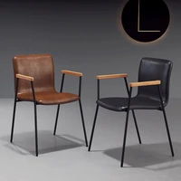 black metal living room chairs modern legs minimalist chairs chairs designer armrest sillas de comedor household necessities
