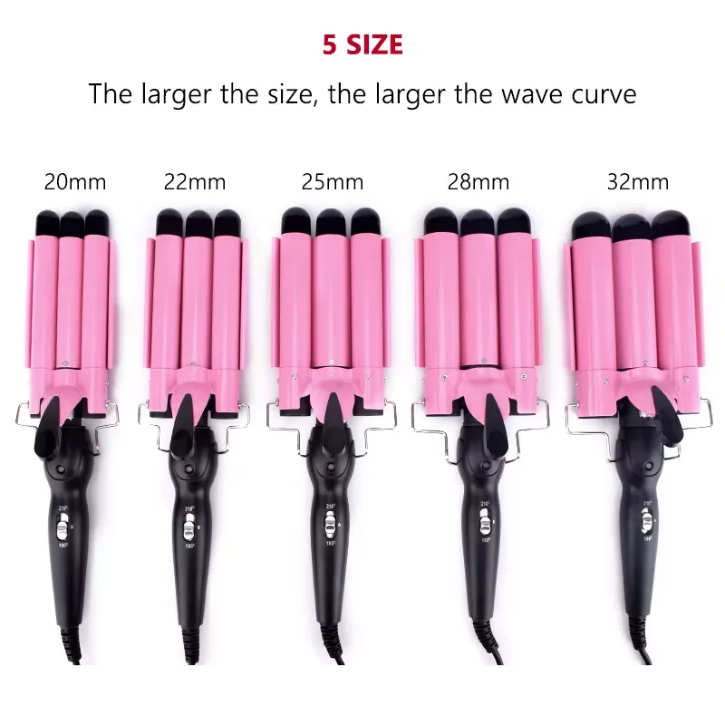 

Hair Curling Iron Ceramic Triple Barrel Hair Curler Irons Hair Wave Waver Styling Tools Hair Styler Wand