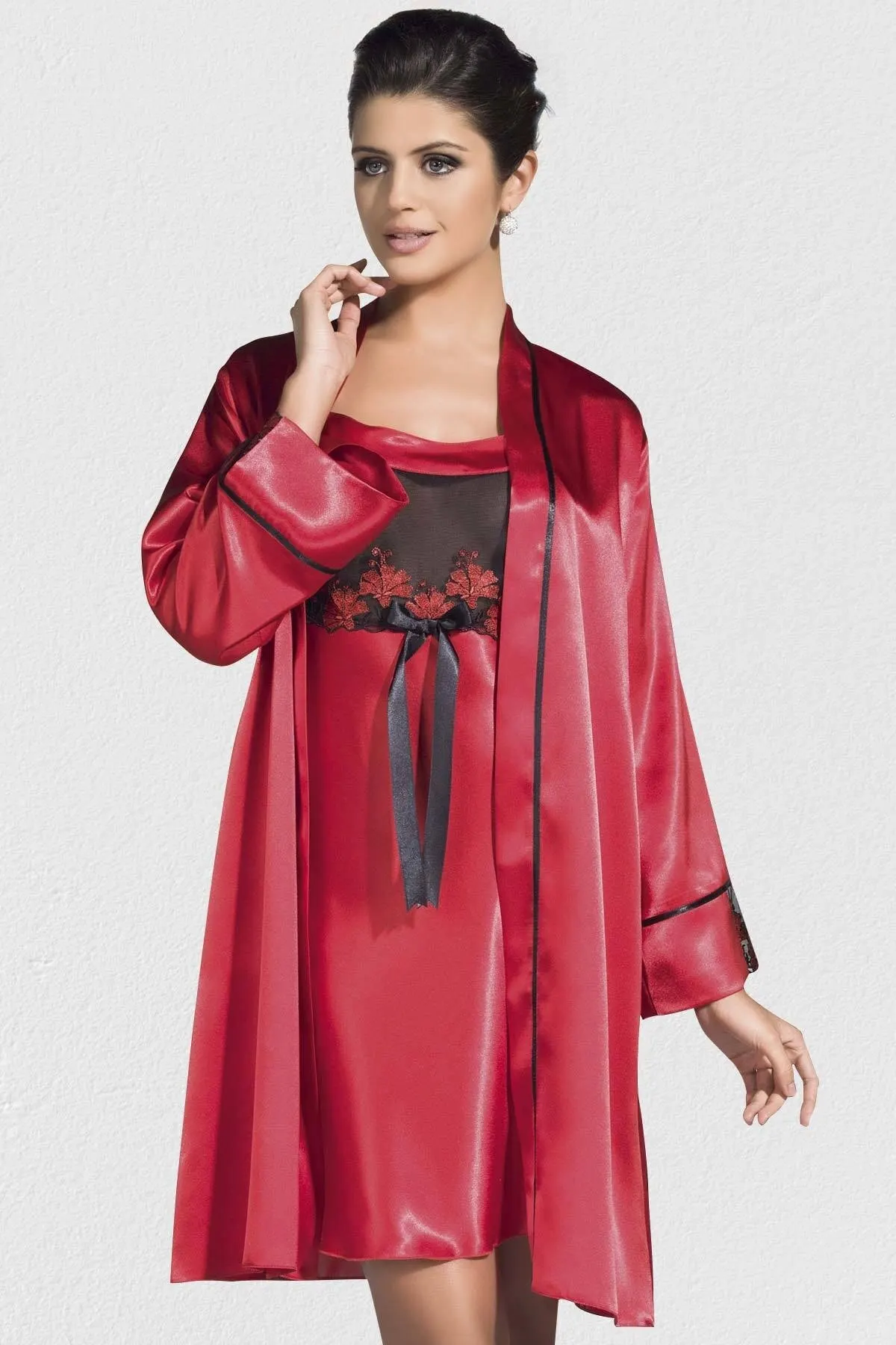 

Ночная сорочка Женская атласная, ночная рубашка, ночная сорочка, ночная рубашка, одежда для сна, красная