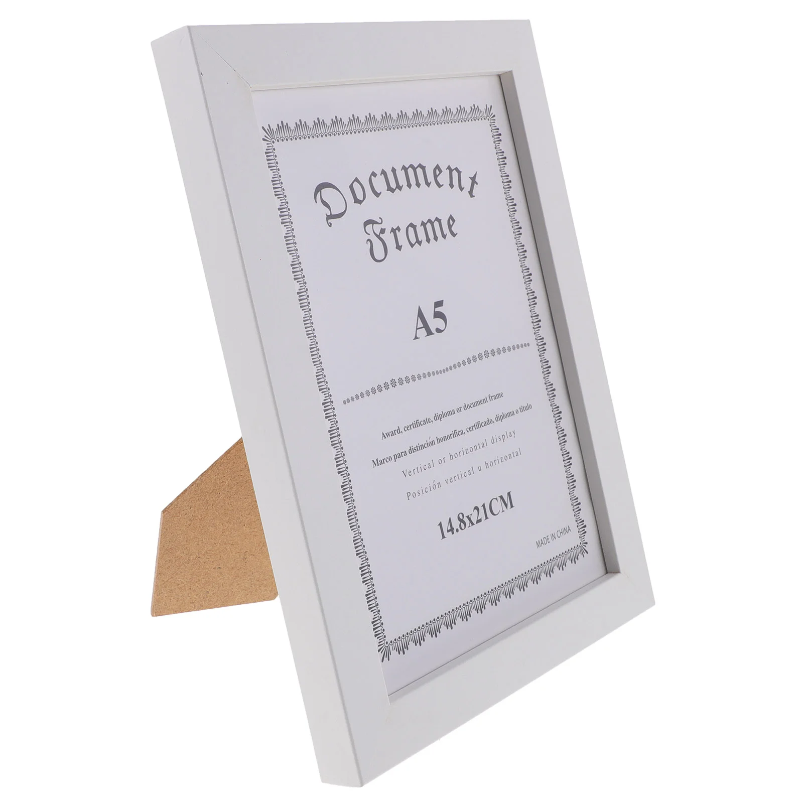 

Wooden Picture Frame Frames Certificate High School Diploma Seal Wall Hanging Child Document