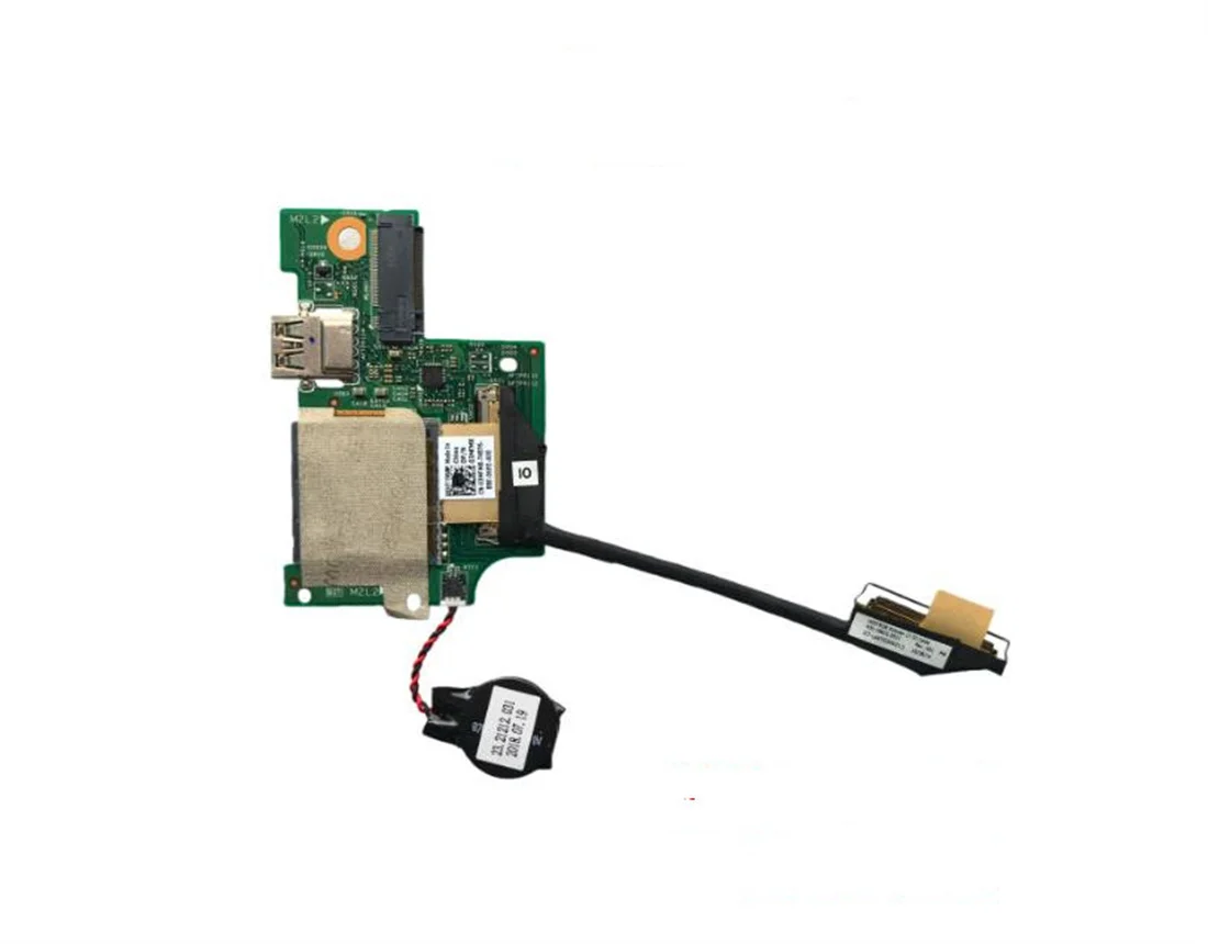 Фото Совершенно новый для Dell Inspiron 13 7380 7370 7373: плата USB-ридера с кнопкой включения/выключения и кабелем 03MFMX 0GT1W6 №1