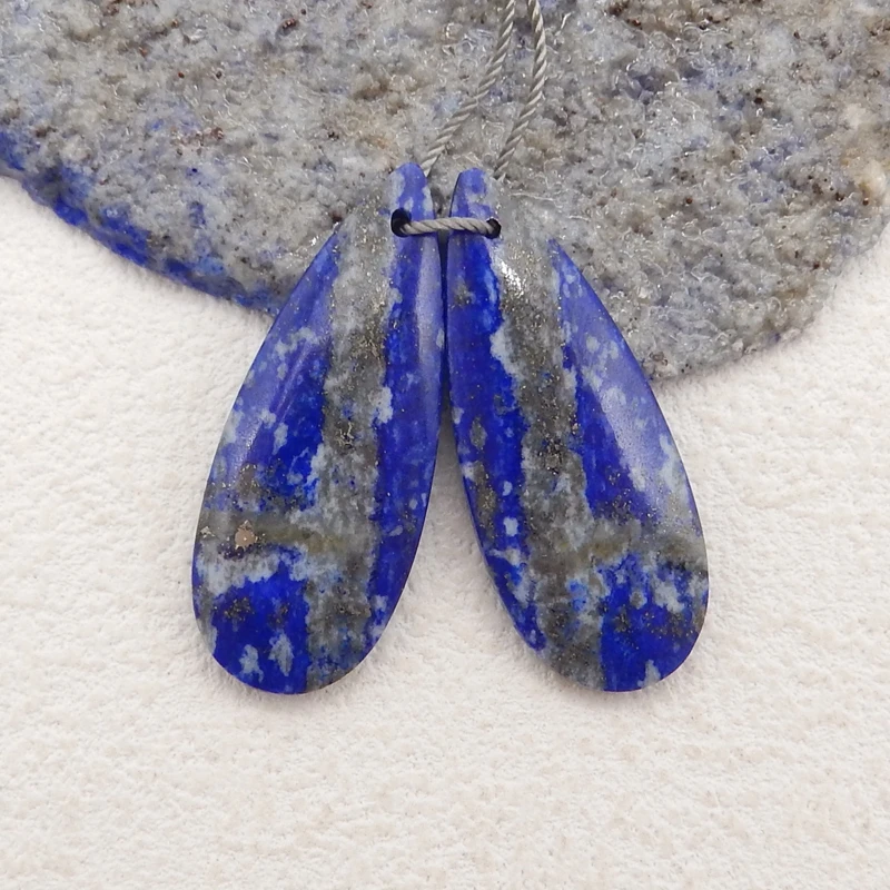 Серьги-капли из натурального камня для женщин массивные серьги ручной работы