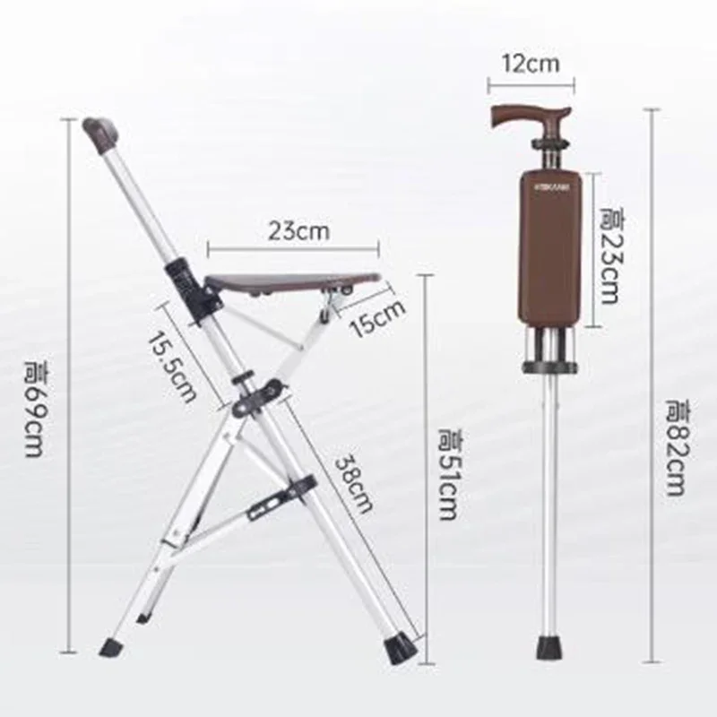 Складной табурет сверхлегкий портативный из алюминиевого сплава мебель для