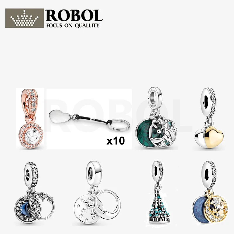 

68 оригинальные подвески из высококачественного бутика из стерлингового серебра 925 пробы, новые осенние изысканные ювелирные изделия, модны...