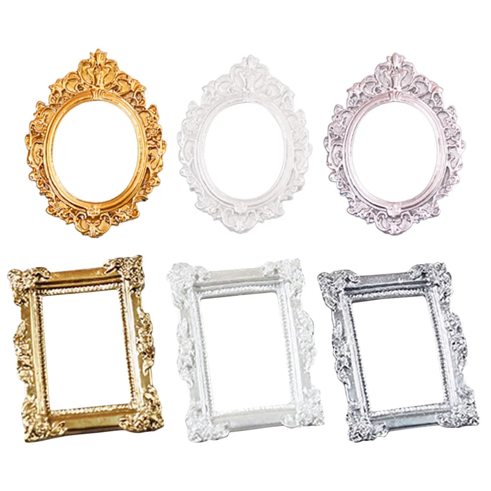

6 Pcs Table Photo Holder Vintage Home Decor Mini Photo Album Photo Frame Decoration Vintage Picture Frame