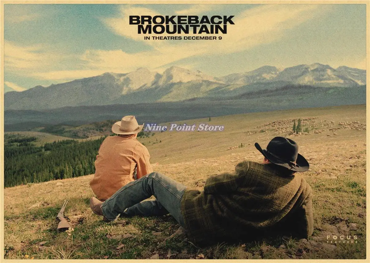 

Плакат "Гора" из крафт-бумаги