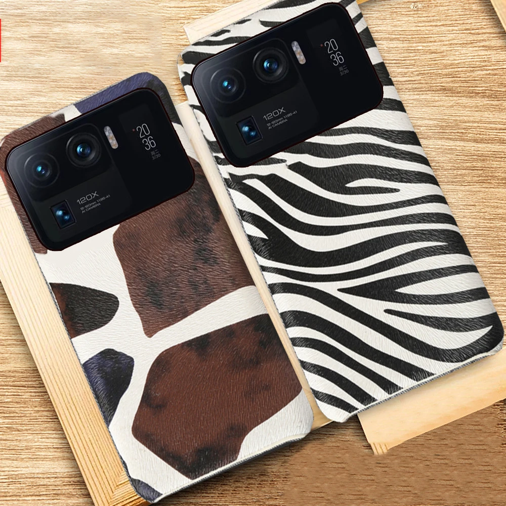 

Leather Phone Case For Xiaomi Redmi Note 9S 8 7 K30 Mi 10 Ultra 9 se 9T A3 Mix 2S Max 3 Poco F1 X2 X3 F2 Pro Ostrich Foot Cover