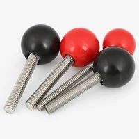 m4 m5 m6 m8 m10 m12 m16 ball head handle bolt bakelite hand knob tightening screw industry equipment plastic steel l8 150mm