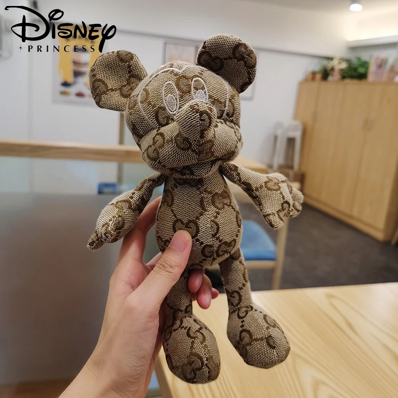 

Disney Mickey Plush Doll Stuffed Plush Toy 23cm cute cartoon animation doll schoolbag pendant Decoration Kawai plush toy gift
