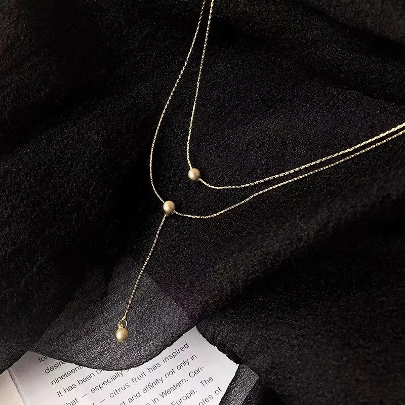 Горячая Распродажа многослойные ожерелья для Для женщин во французском