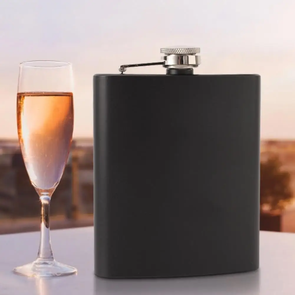 6oz 7oz 8oz Screw Cap Stainless Steel Hip Flask Pocket Hip F