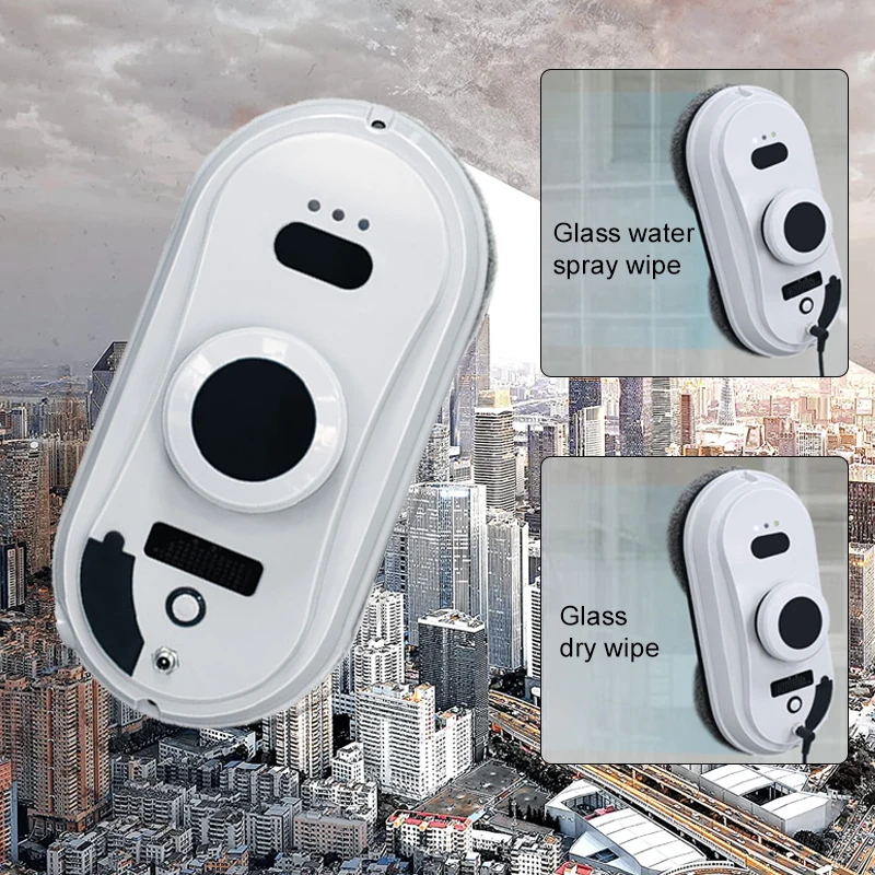 

Ultra Thin Robot Vacuum Cleaner Window Cleaning Robot Window Cleaner Electric Glass Remote Control For Home