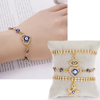 classic devils eye bracelet fashion starfish diamond pop bracelet creative alloy jewelry accessories simple gift women bracelet