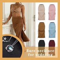black mini skirt robe femme faldas vetement jupe mujer moda 2022 ropa etekler sexy summer clothes for women saias jupes