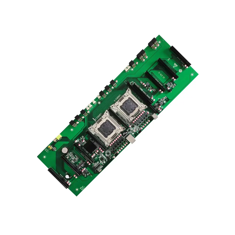 

Материнская плата x79 для майнинга с двумя процессорами LGA2011 X79, 5X PCI-E 8X LGA 2011 DDR3, поддержка 3060 3080 GPU