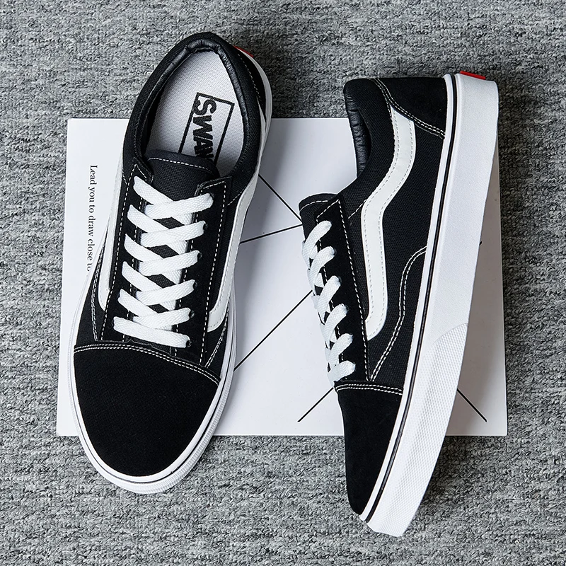 Summer Skateboarding Shoes Women's Canvas Shoes Walking Thick Sole Sports Shoes Men's Casual Couple Shoes Vulcanized Shoes