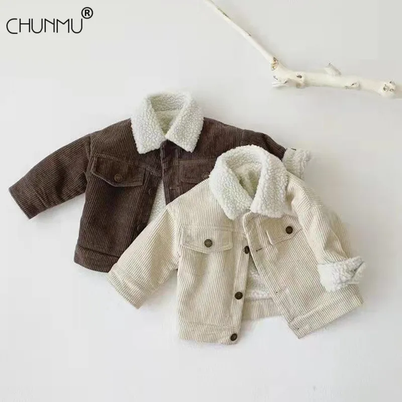 

Children Jackets Coat Warm Winter Girl Boy Coat Thick Corduroy Baby Girl Clothes Kids Sport Suit Outfits Toddler Kids Clothing