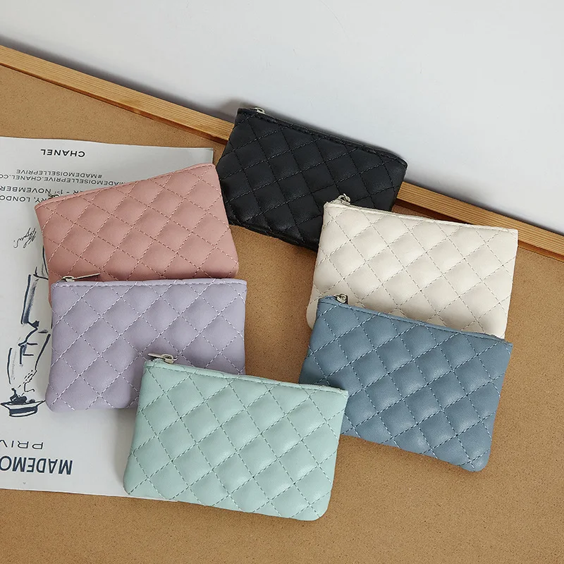 

PU Leather Coin Purses Fashion Women Wallet Clutch Zip Female Short Small Coin Purse Brand New Design Soft Mini Card Cash Holder