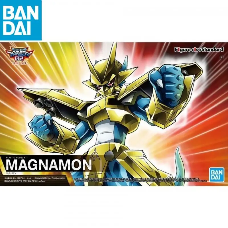 Подлинная оригинальная фигурка Bandai стандартная усиленная Digimon Magnamon из ПВХ аниме