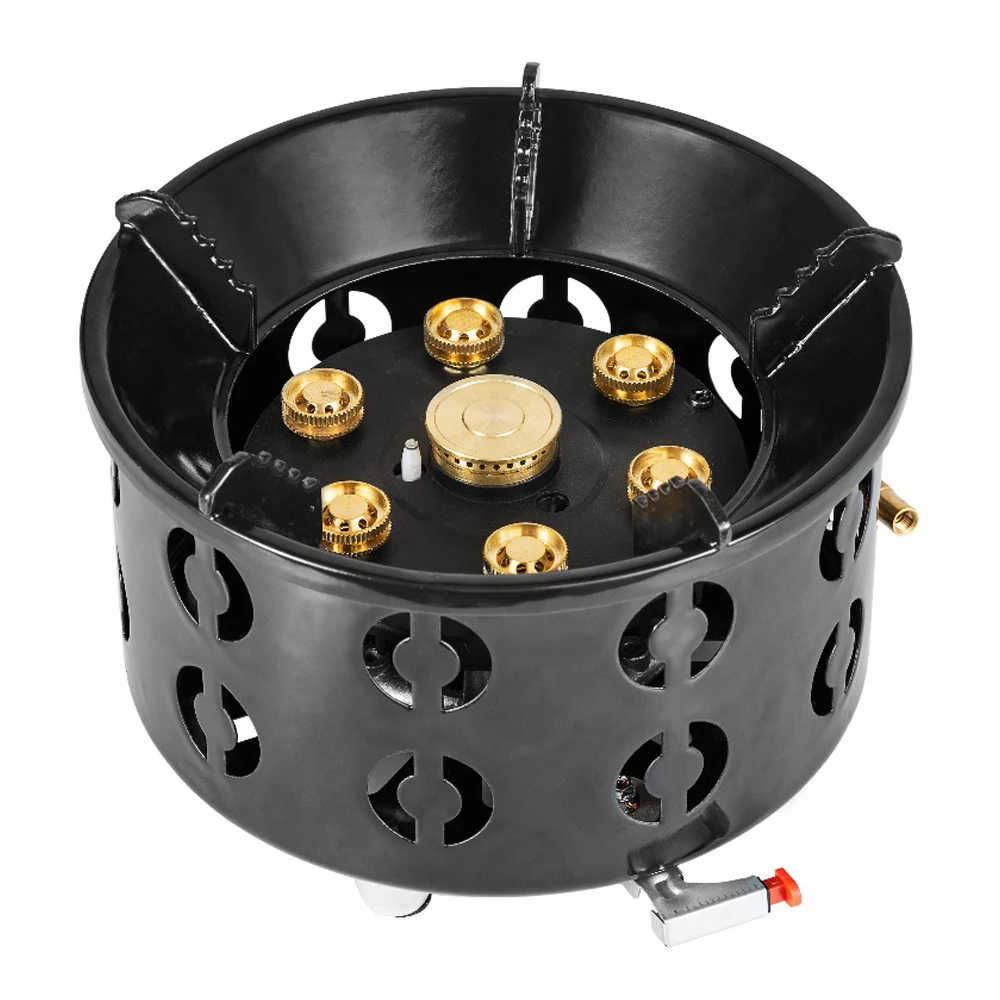 

Portable Stove for Camping Portable Gas Propane and Coal Stove Windproof for Outdoor Cooking and Picnic Lightweight and Compact