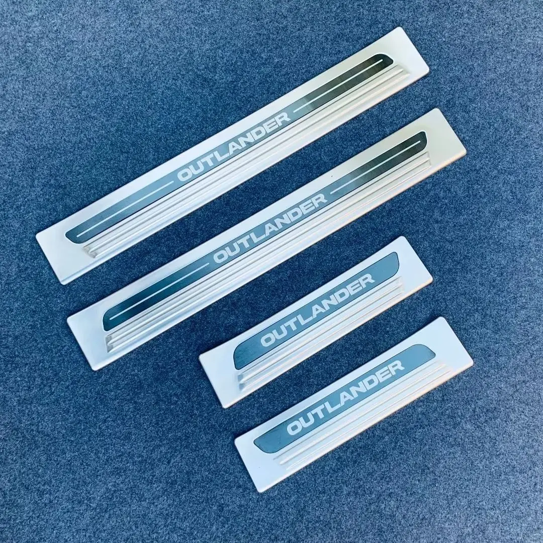 Чехол из нержавеющей стали для подоконника двери Mitsubishi Outlander 2013 2014 2015 2016