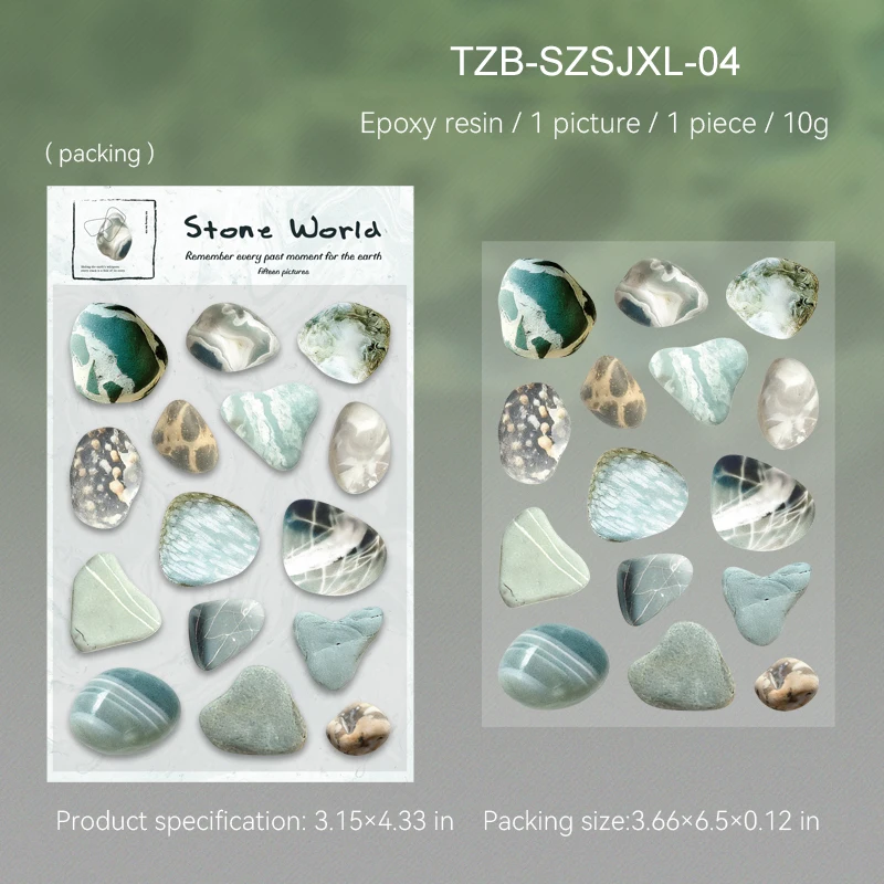 

Набор наклеек Pebble World для скрапбукинга