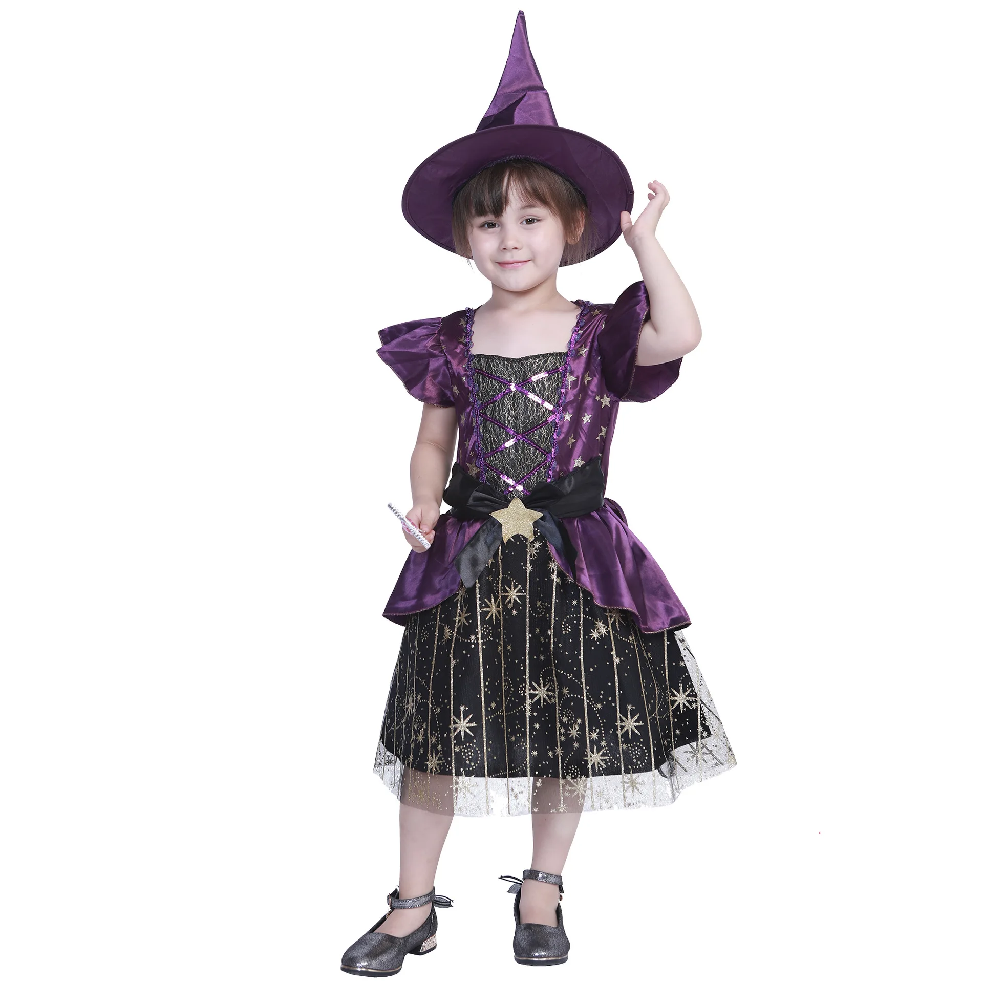 

Cosplay Halloween Stage Costume Witch One Piece Star Girl Princess Dress Novel Character