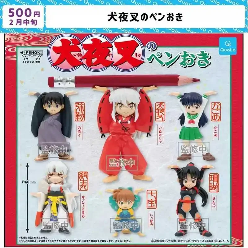 Японская Подлинная модель в масштабе Gacha Inuyasha фигурка-держатель для ручек Sesshoumaru