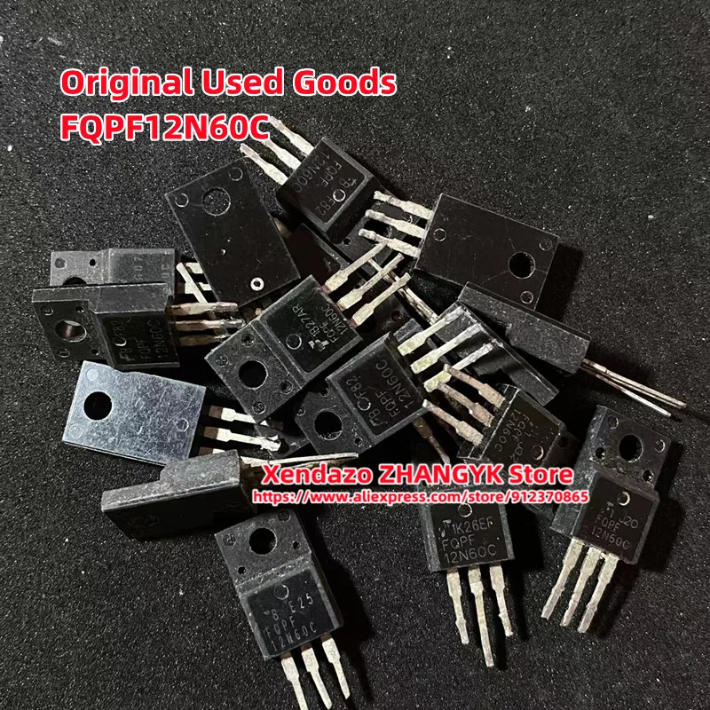 

FQPF12N60 10PCS/LOT 12N60 FQPF12N60C 12NK60Z 12N60F TO-220F 12A 600V MOSFET N-CH Large Chip Power Transistor