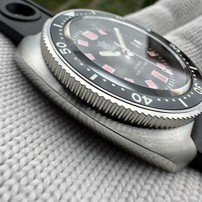 STEELDIVE Мужские дайверские часы Черепаха Автоматические Механические наручные 20ATM