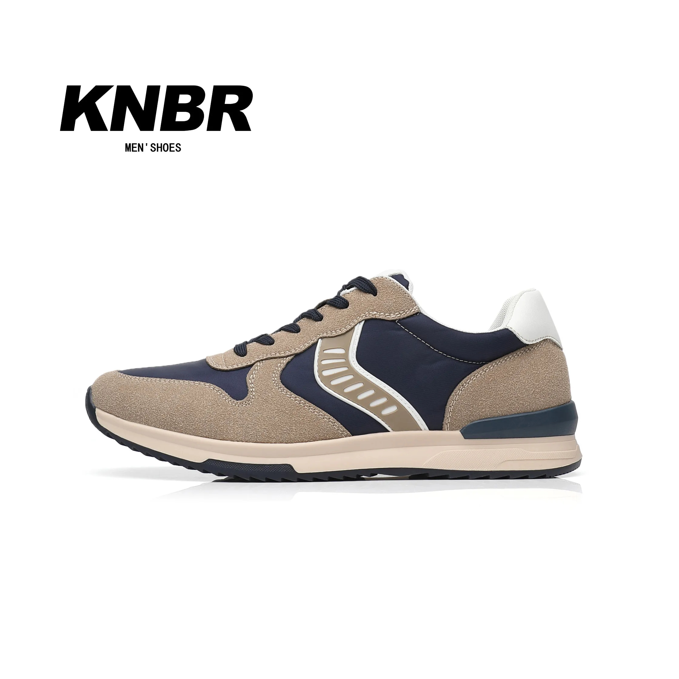 Повседневные кроссовки KNBR 2024 мужские кожаная удобная обувь для ходьбы пешего