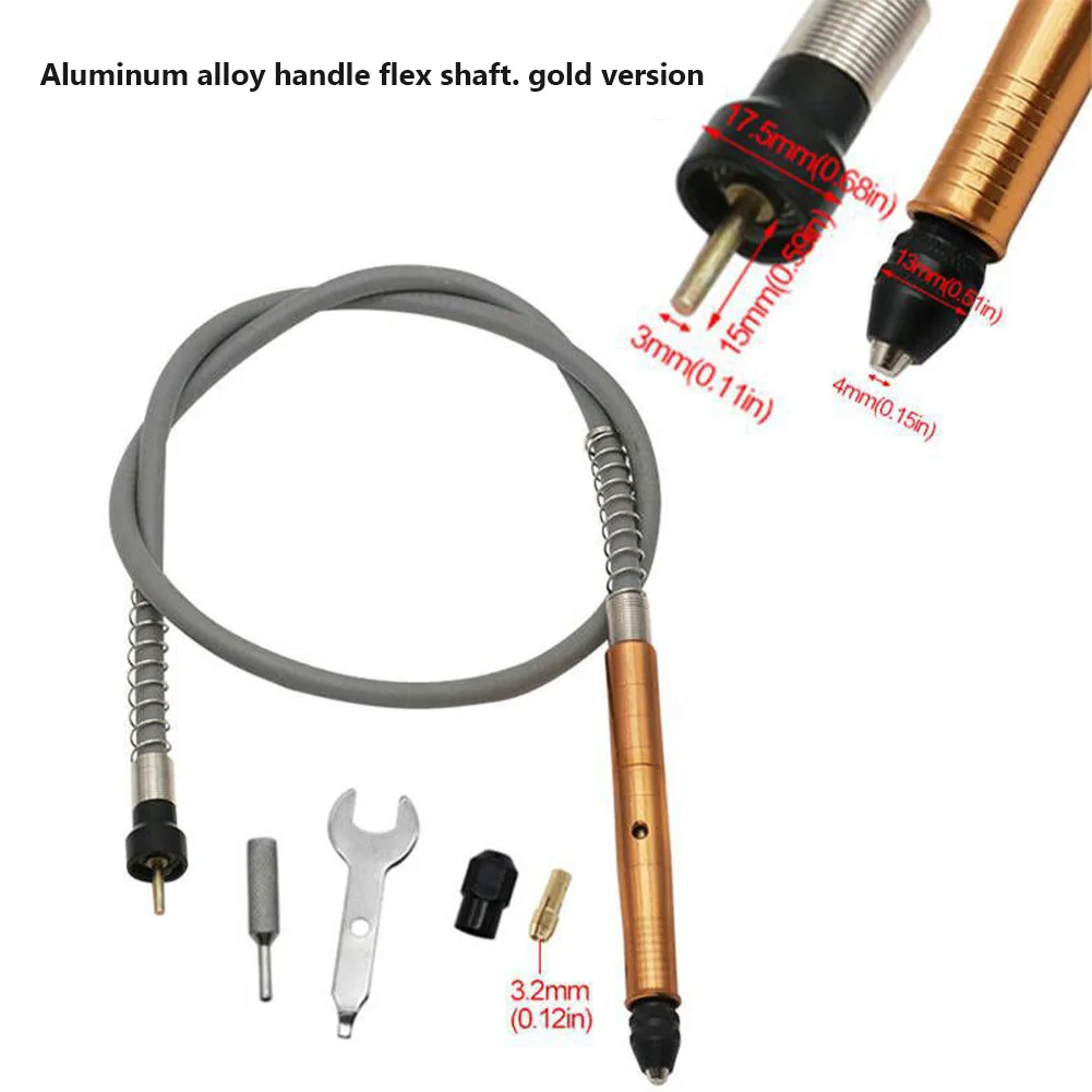 Насадка-адаптер гибкого вала с удобной рукояткой насадка для вращающегося