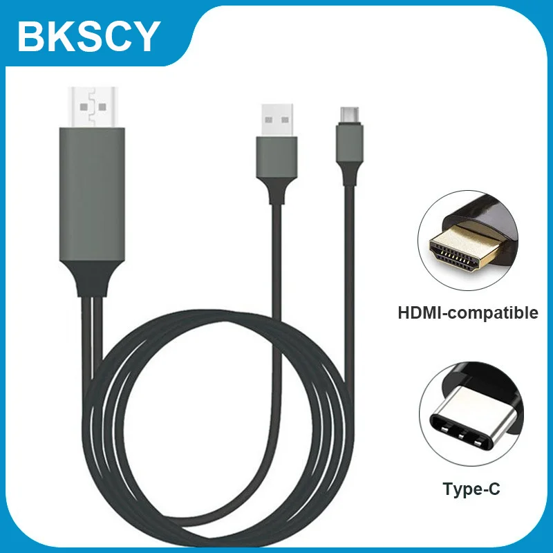 Кабель-переходник с Type C на HDMI 4. 0 4kHD с USB-зарядкой HDTV для Samsung Galaxy S10/S9/S8/Note 9