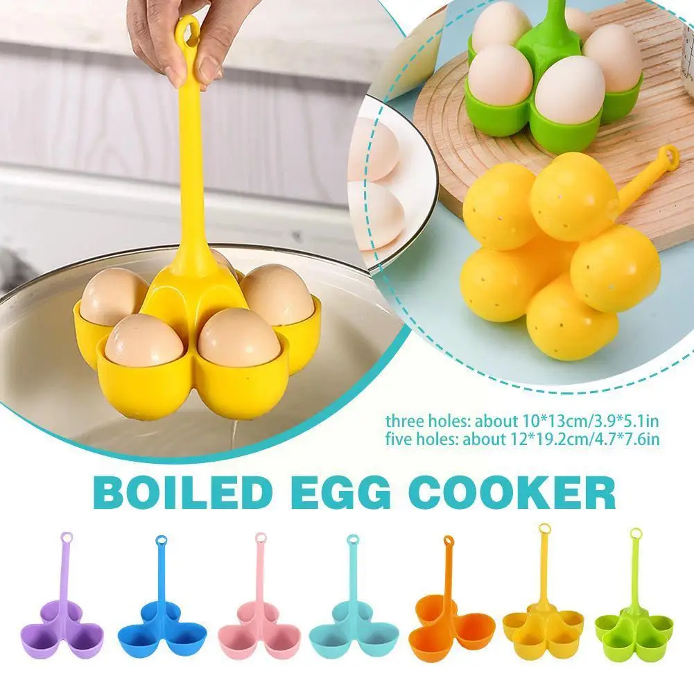 

Egg Poachers, Store and Serve Egg Holder, Boiled Egg Cooker for Making Soft, Holds 5 Eggs for Easy Cooking and Fridge Stora E6B3