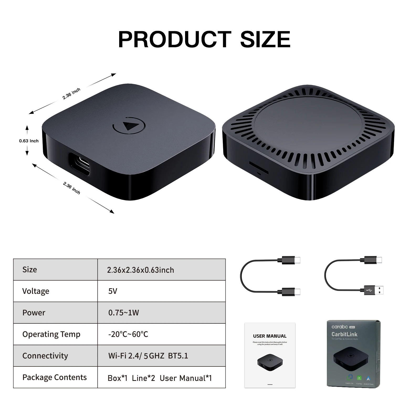 Jetour X70 X90 X95 Dashing Проводной carbitlink Phonelink EasyConnection to Wireless carplay smart box Android автоадаптер автомобильное воспроизведение (art.: 3920cbfe542eb) - 3920cbfe542eb