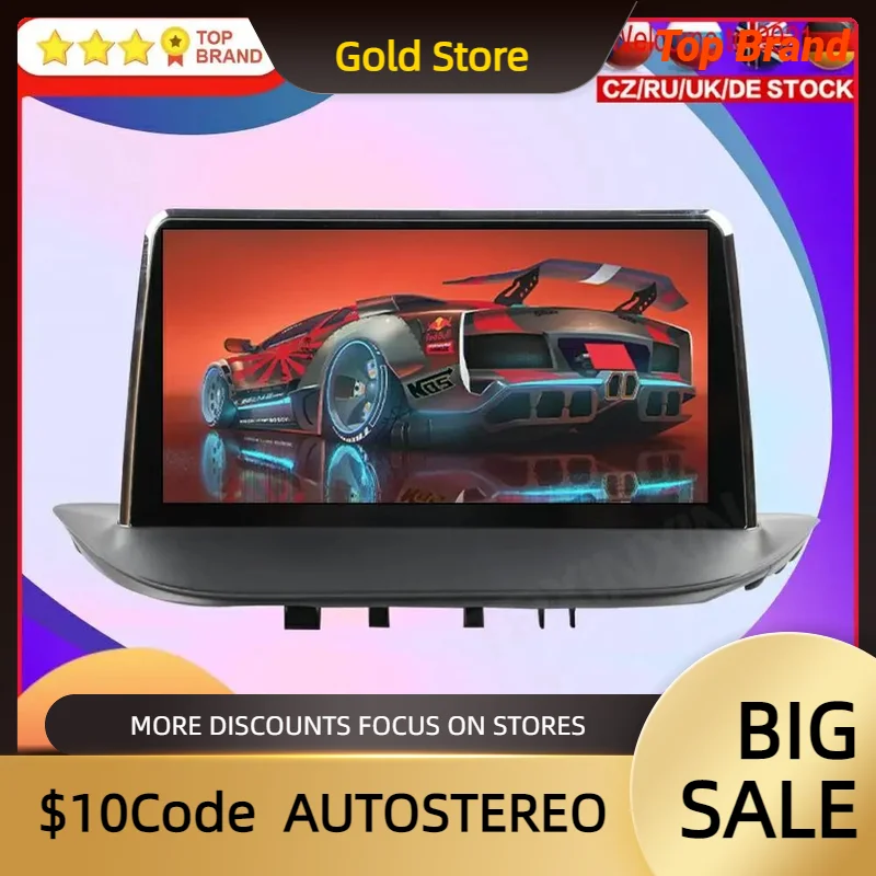 Автомобильный GPS-навигатор Carplay Android 14 для Peugeot 308 308S 408 2008+ головное устройство