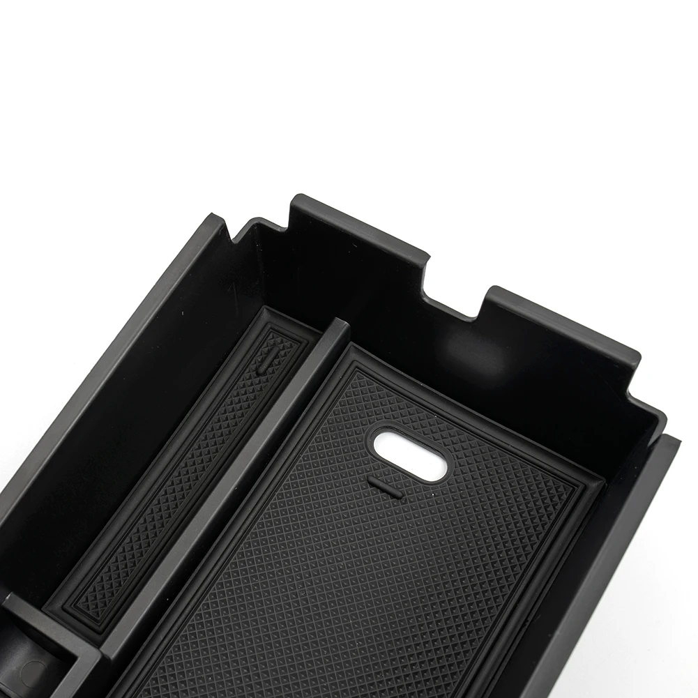 

Brand New New Practical High Quality Armrest Storage Box ABS Accessories Black Centre Console Non-slip Parts Waterproof