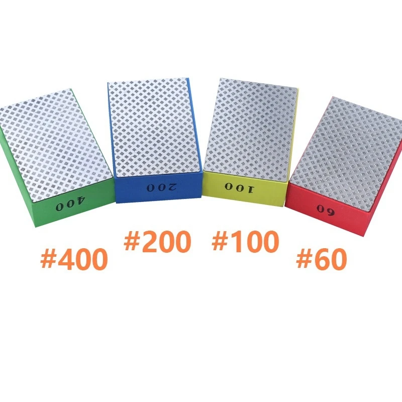 Полировальный блок 4 шт. Алмазные ручные полировальные подушечки для шлифования