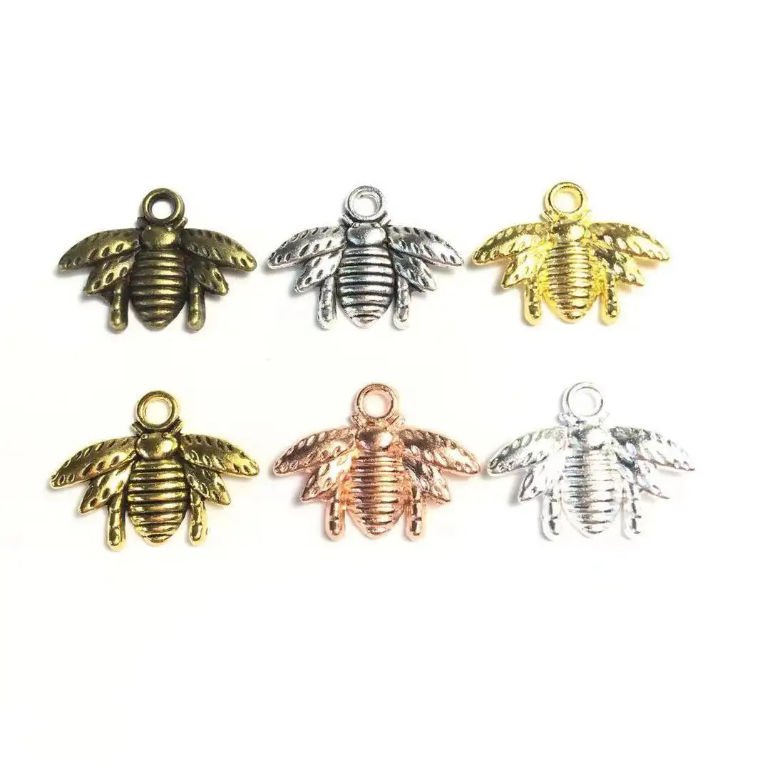

Подвески ручной работы в виде пчелы 21x17 мм, 25 шт.