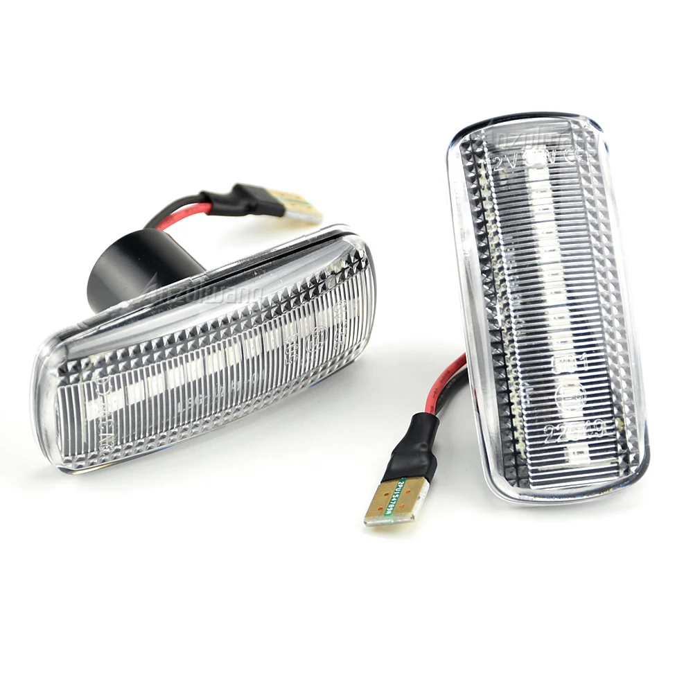 2 динамических боковых габаритных фонаря 30 светодиодных указателей поворота для