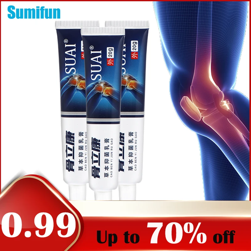 

Only$0.99 New Knee Pain Relief Ointment Treatment Joint Cream Back Knee Neck Leg Arthritis Effective Analgesic Herbal Plaster