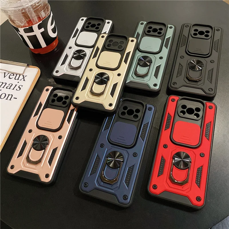 

Shockproof Armor Case For Xiaomi Pocophone POCO X3 NFC Car Holder Phone Cover For Mi Poco X3 Pro Camera Lens Protection Fundas