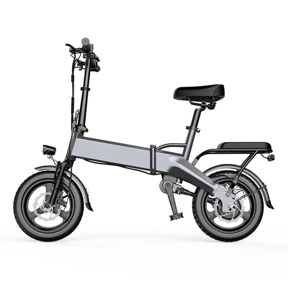 

12 Inch Electric Bicycle Aluminum Frame With Lithium Battery 48V 8/10/15AH Foldable Small And Light Unisex