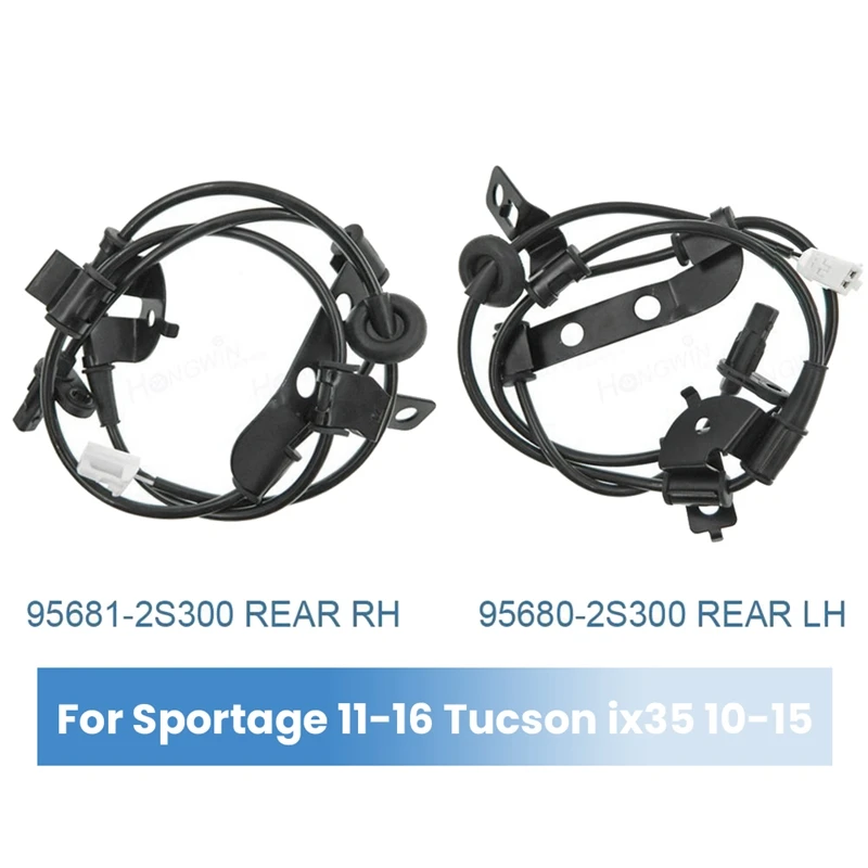 

Датчик скорости колеса заднего/левого и правого из АБС-пластика для Hyundai Tucson Ix35 10-15 KIA Sportage 11-16 95680-2S300 95681-2S300, 2 шт.