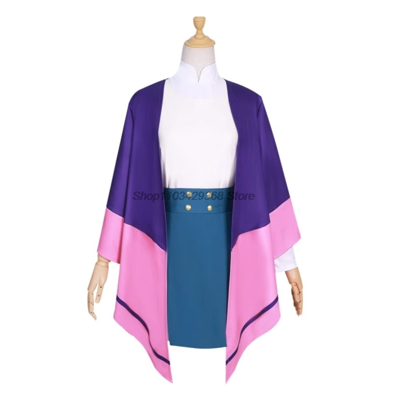 Красочный костюм для косплея на Хэллоуин с лунным свечением платья Мэй Ким