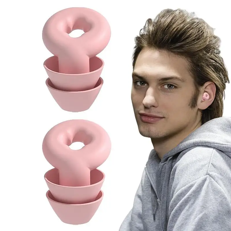 

Noise Reduction Earplugs Waterproof Sleep Earplugs Jellyfish-shaped Silicone Swimmer Earplugs With Box Two Layers Of Mute