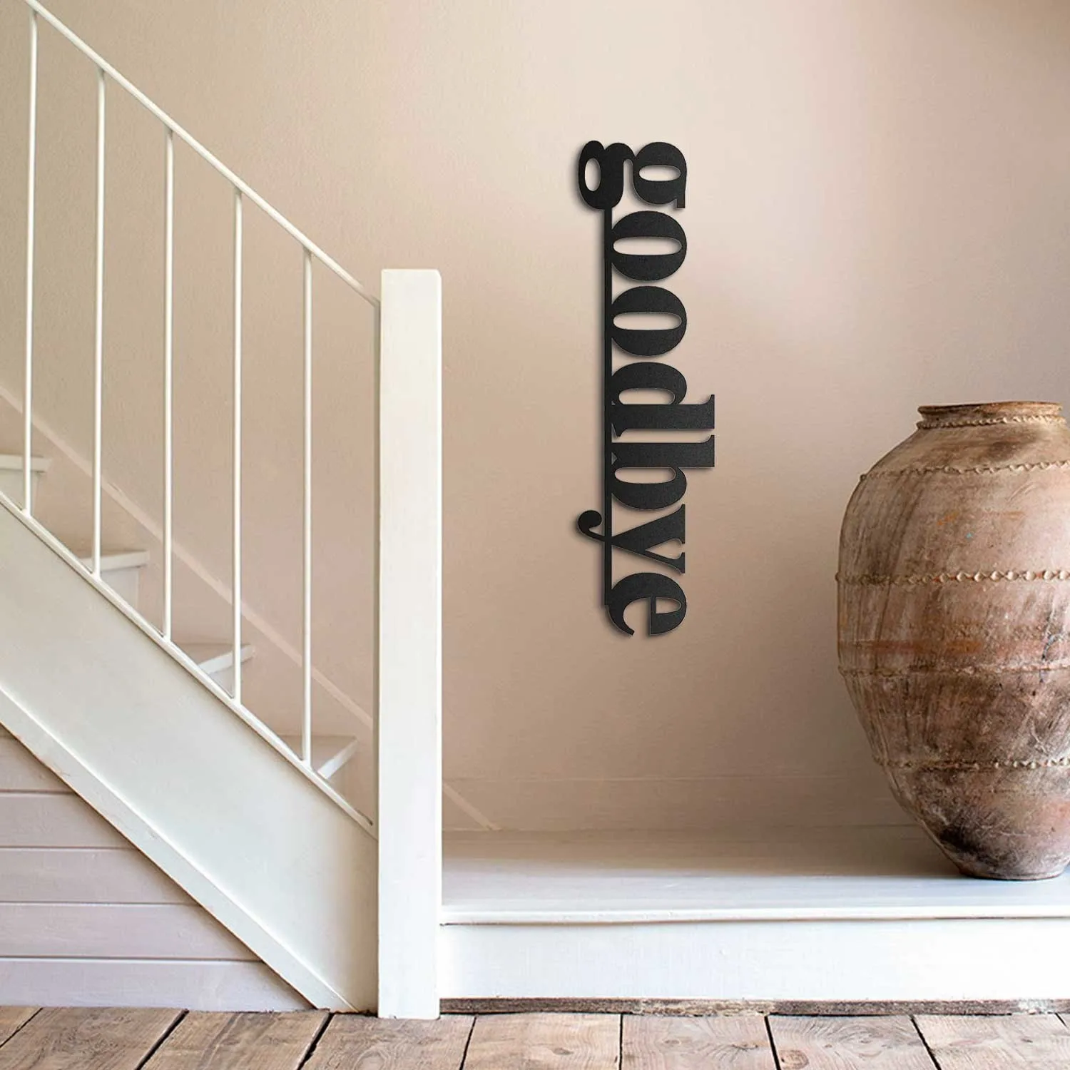 

Artepera Goodbye Metal Wall Table APT463 Installation Free One-Piece Silk Matt Black Painted Decor Aesthetic Modern Design